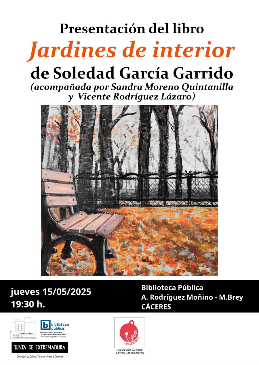 Presentación del libro «Jardines de interior», de Soledad García Garrido