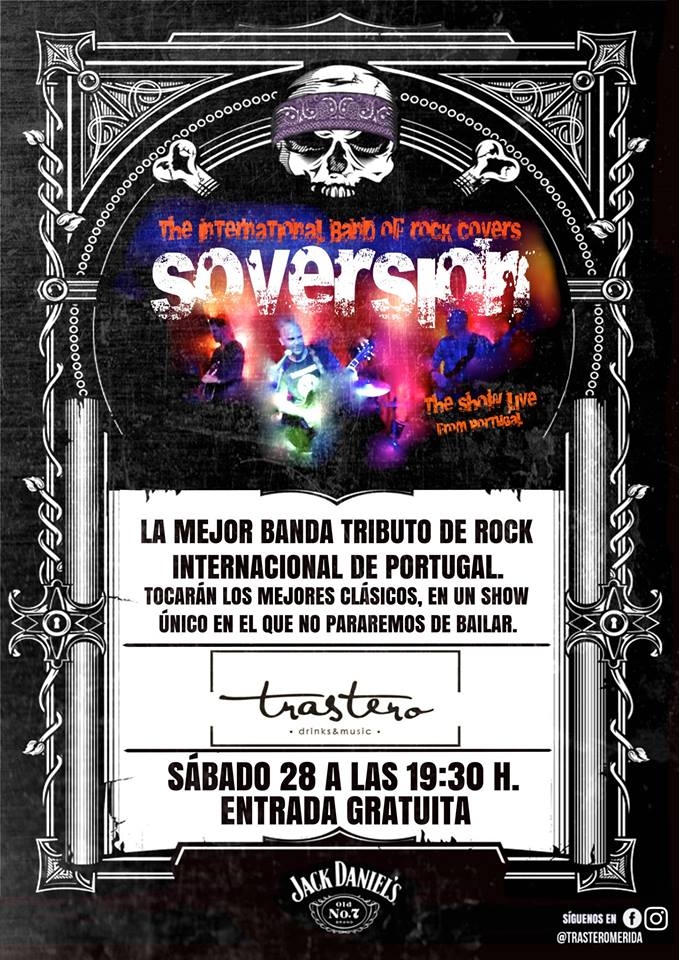 Concierto de 'SOVERSION', The International Band Of Rock Covers