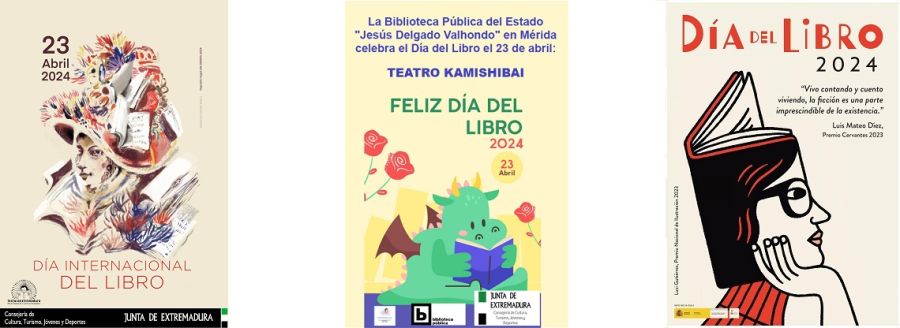 Día del Libro en la Biblioteca Pública del Estado en Mérida 'Jesús Delgado Valhondo'