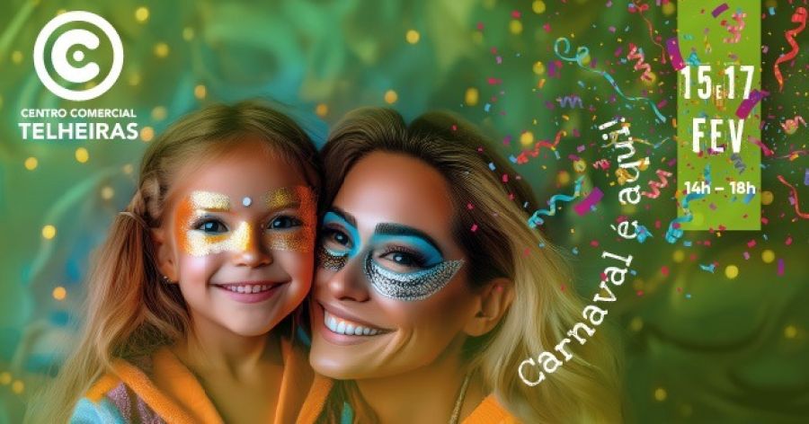 Fotografias e pinturas faciais marcam São Valentim e Carnaval no CC Telheiras