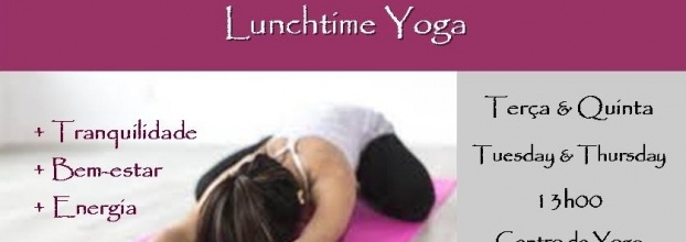 Lunchtime Yoga - aulas experimentais