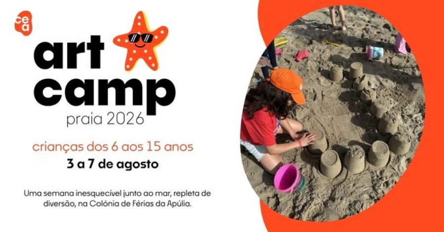 Campo de férias | Art Camp praia 2026