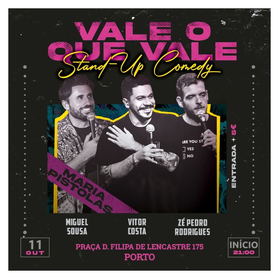 VALE O QUE VALE - com Miguel Sousa, Vitor Costa e Zé Pedro Rodrigues