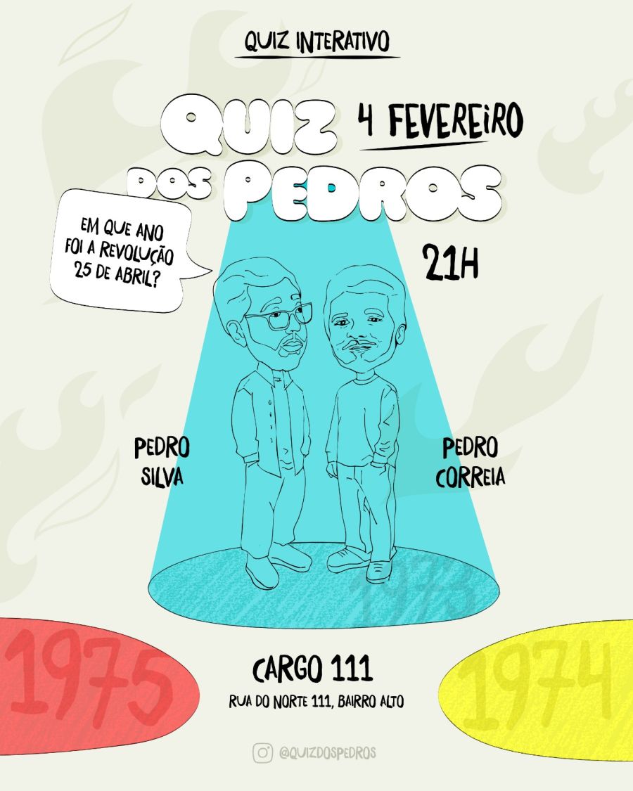 Quiz dos Pedros - 6 fevereiro