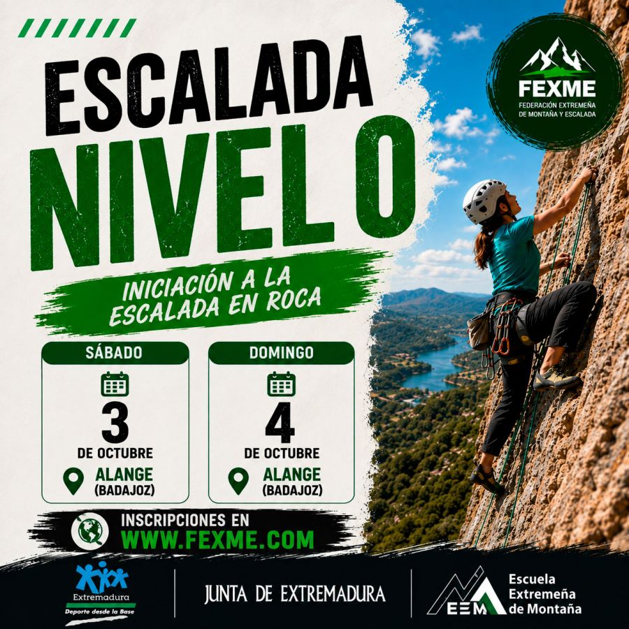 Curso de Escalada Nivel 0: Iniciación a la Escalada Deportiva en Roca