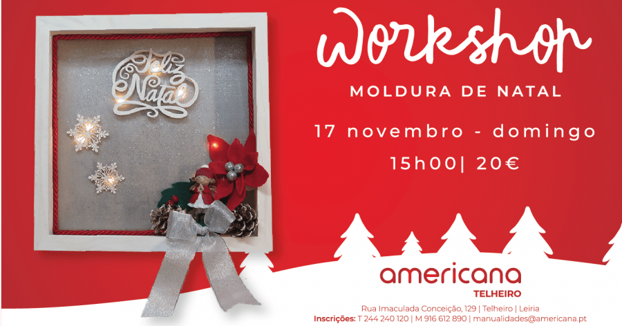 Workshop Moldura de Natal