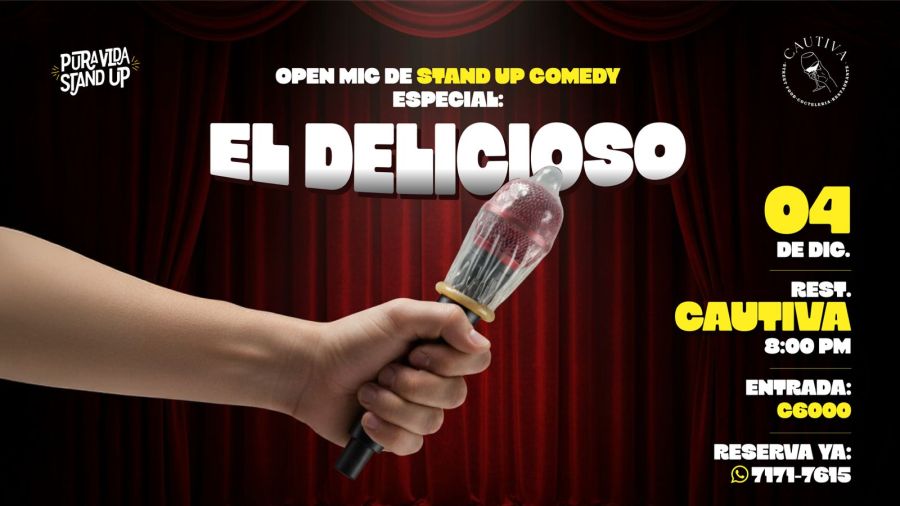Open Mic 'El Delicioso' Stand Up comedy 