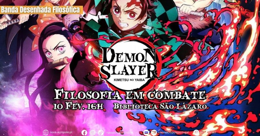 Ciclo 'Banda Desenhada Filosófica'. Conferência | Demon Slayer: Filosofia em combate