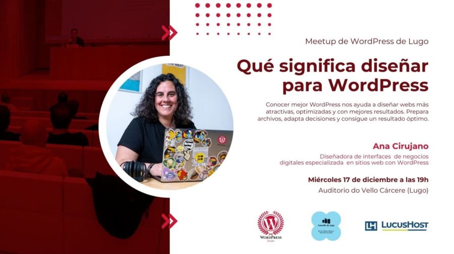 'Que significa diseñar para Wordpress' con Ana Cirujano