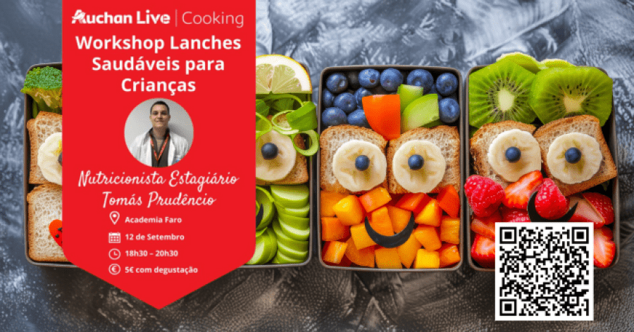 Workshop Lanches Saudáveis para Crianças