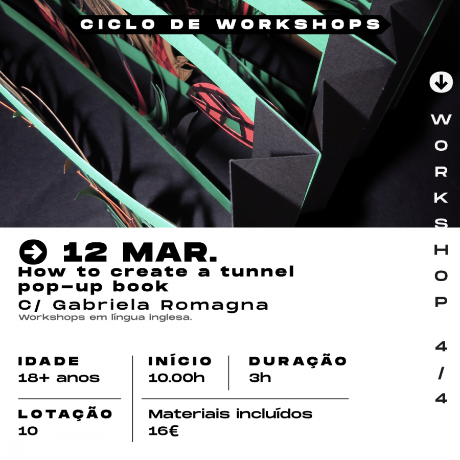 Workshop Pop-Up: mecanismo de túnel com Gabriela Romagna