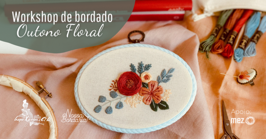 Workshop de Bordado - Outono Floral