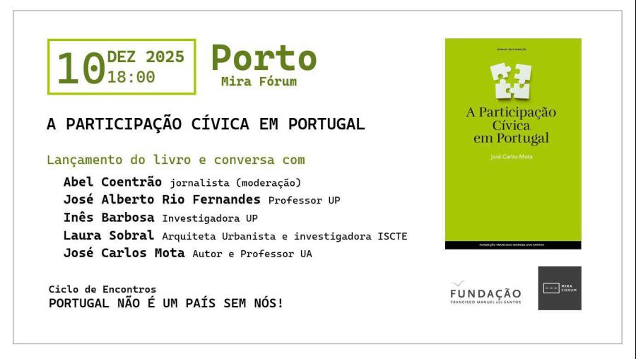 Lançamento do livro 'A Participação Cívica em Portugal'
