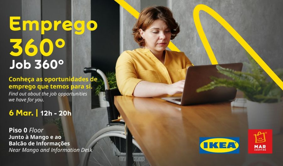 'Emprego 360º' regressa ao MAR Shopping Algarve com mais de 650 vagas em aberto