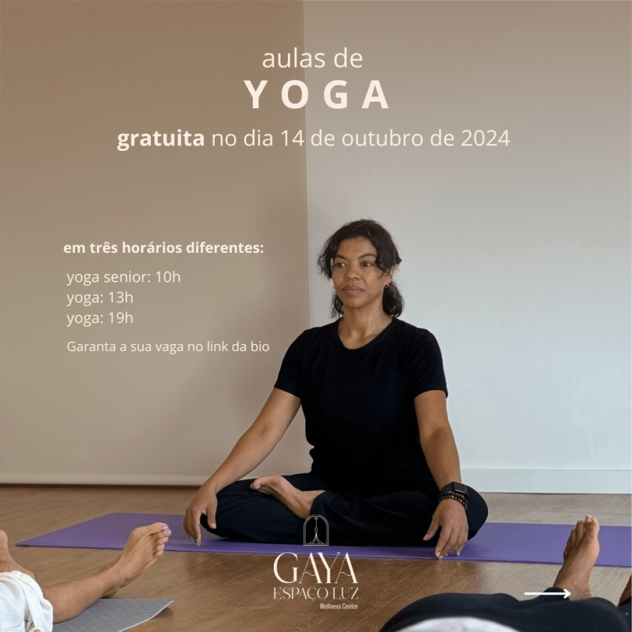 AULA DE YOGA GRATUITA