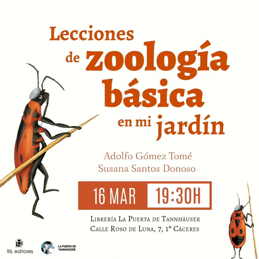 Lecciones de zoología básica en mi jardín