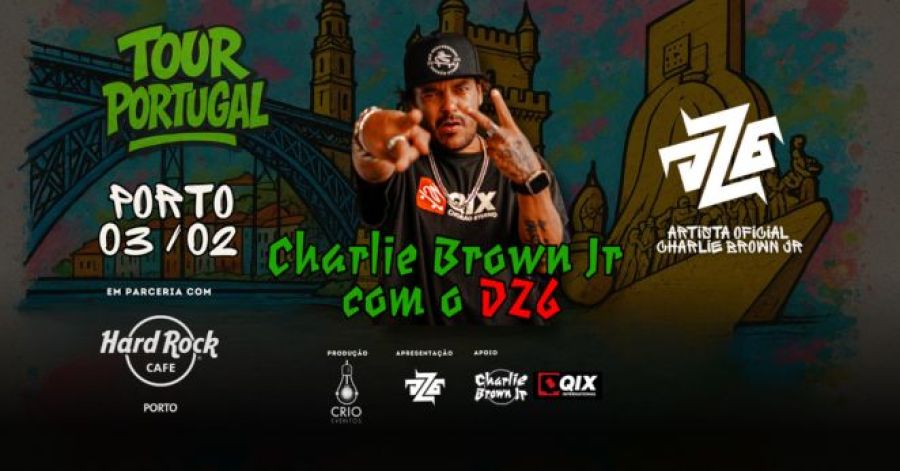 Charlie Brown Jr com DZ6 - Porto