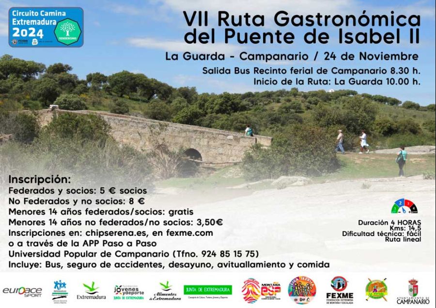 VII Edición de la Ruta Gastronómica del Puente de Isabel II