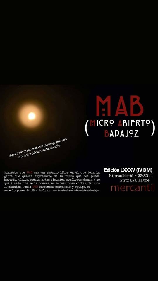 M.A.B. (Micro Abierto Badajoz) || MERCANTIL
