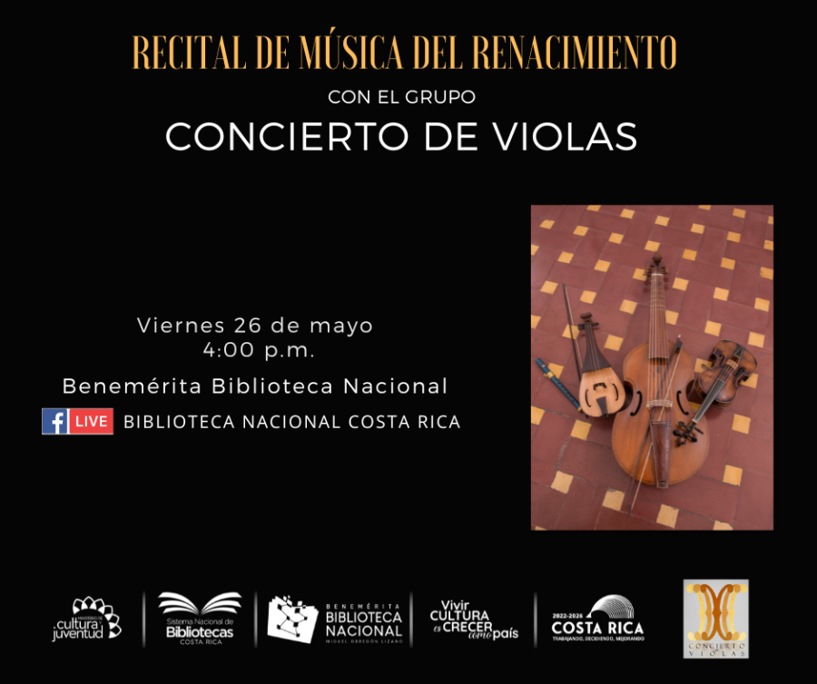 Recital de música del renacimiento. Grupo Concierto de Violas
