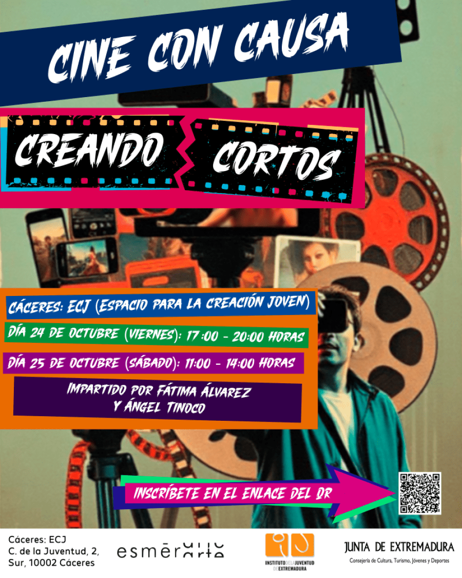 Taller de cine para jóvenes en Cáceres 'Cine con causa'