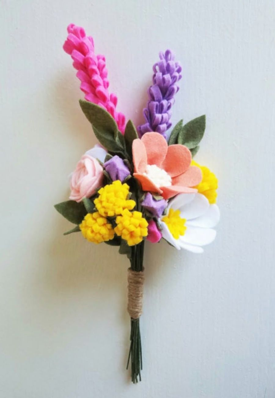 Workshop Bouquet de Flores de Feltro