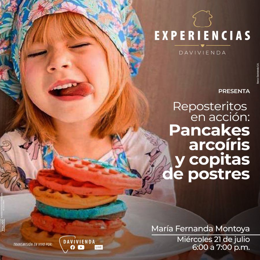 Reposteritos en acción: Pancakes arcoíris y copitas de postres