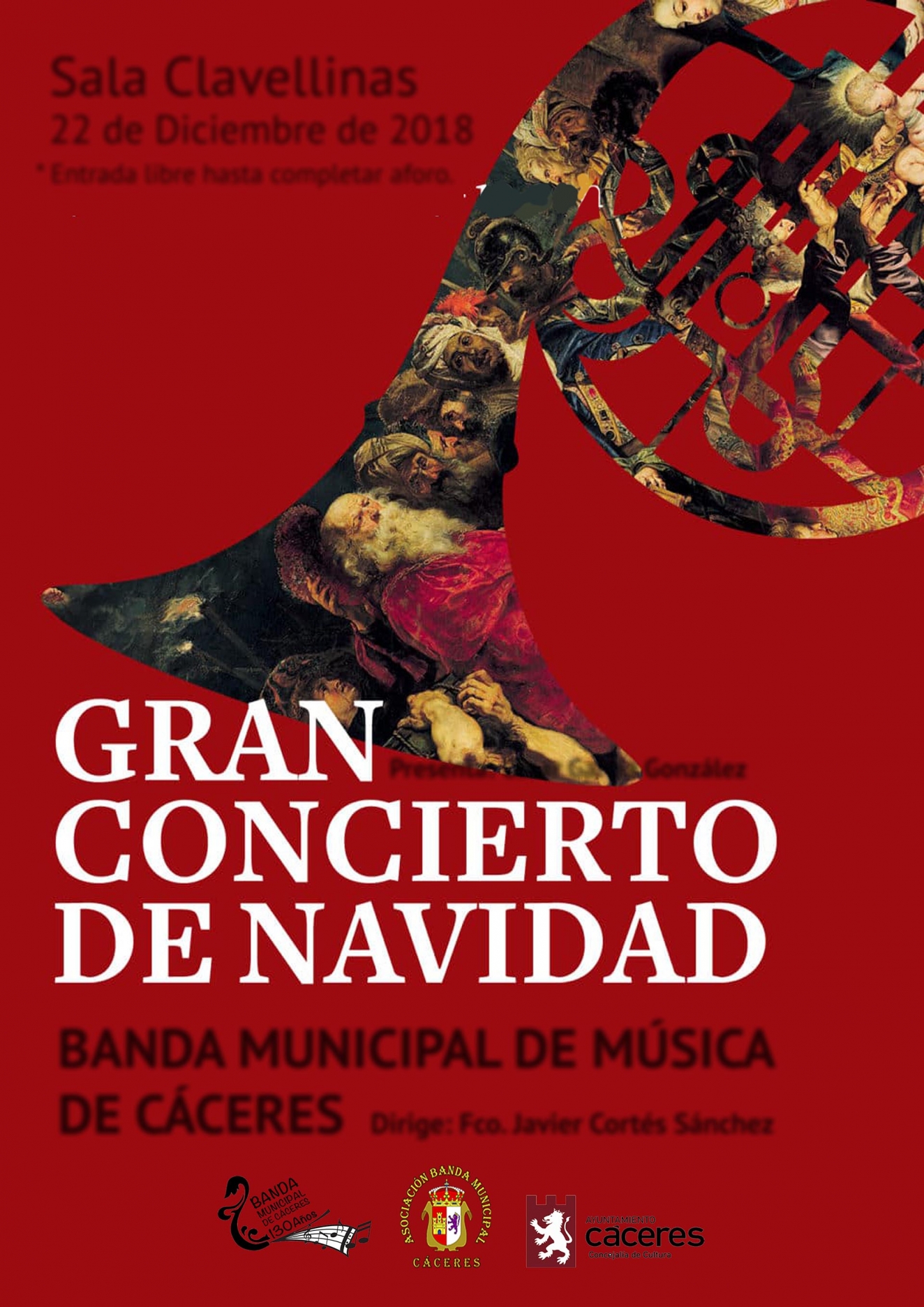 Gran concierto de navidad: Banda municipal de música de Cáceres