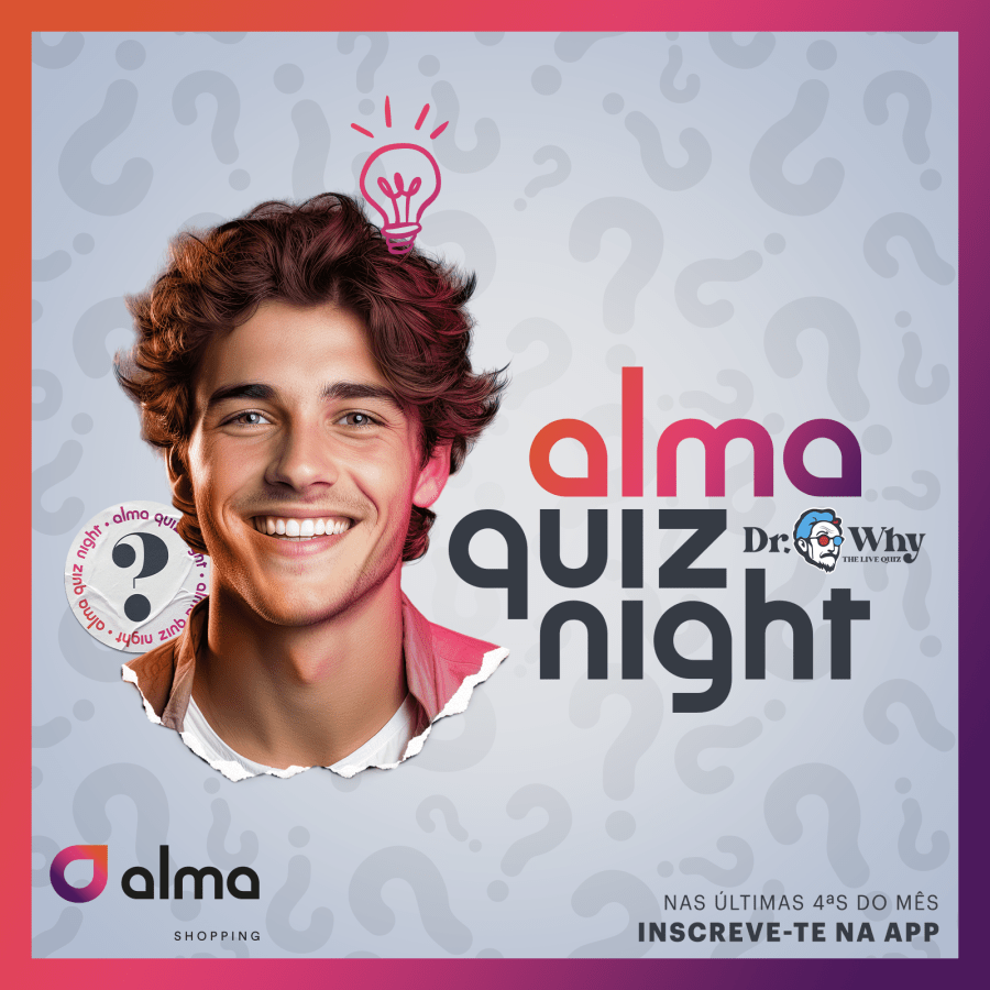Desafie os seus conhecimentos na próxima Alma Quiz Night