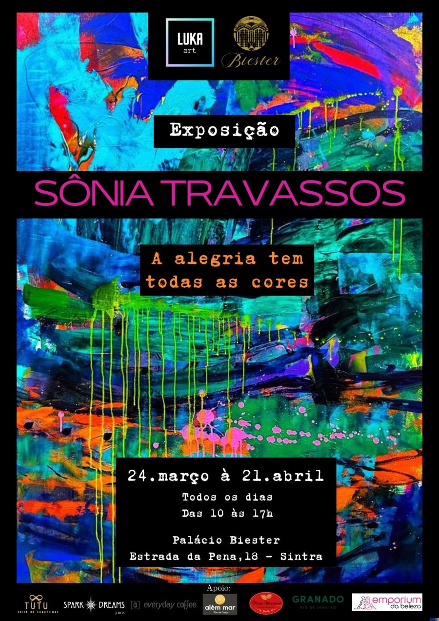 Exposição Sônia Travassos - 'A alegria tem todas as cores' 