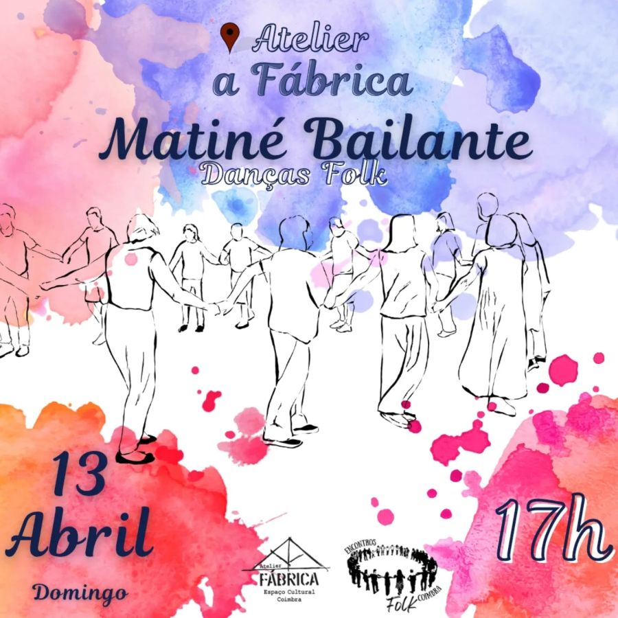  Matiné Folk - BAILE de Danças do Mundo, orientadas p/ Rafa Calheiros