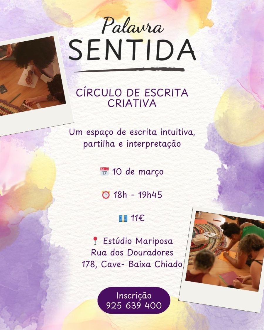 Palavra Sentida - Círculo de escrita criativa 