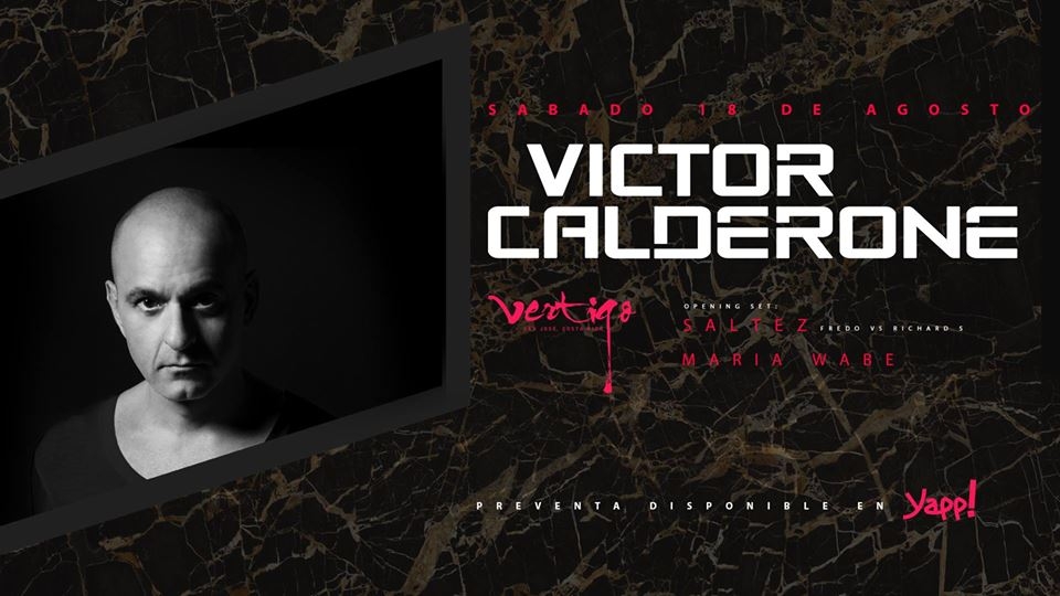Club Vertigo presenta: Victor Calderone