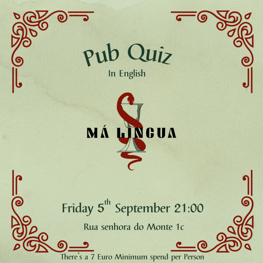 Pub quiz In english 