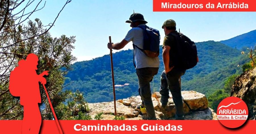 Caminhada . Miradouros da Arrábida . Palmela . 