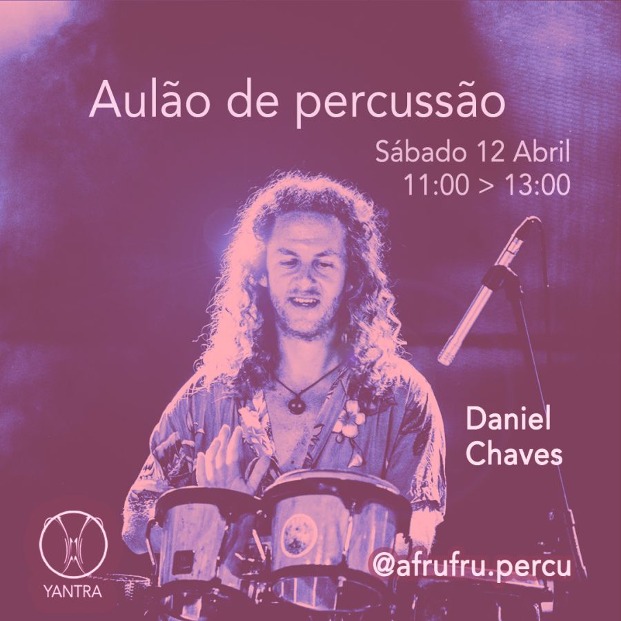 Workshop de Percussão & Jam guiada com Daniel Chaves