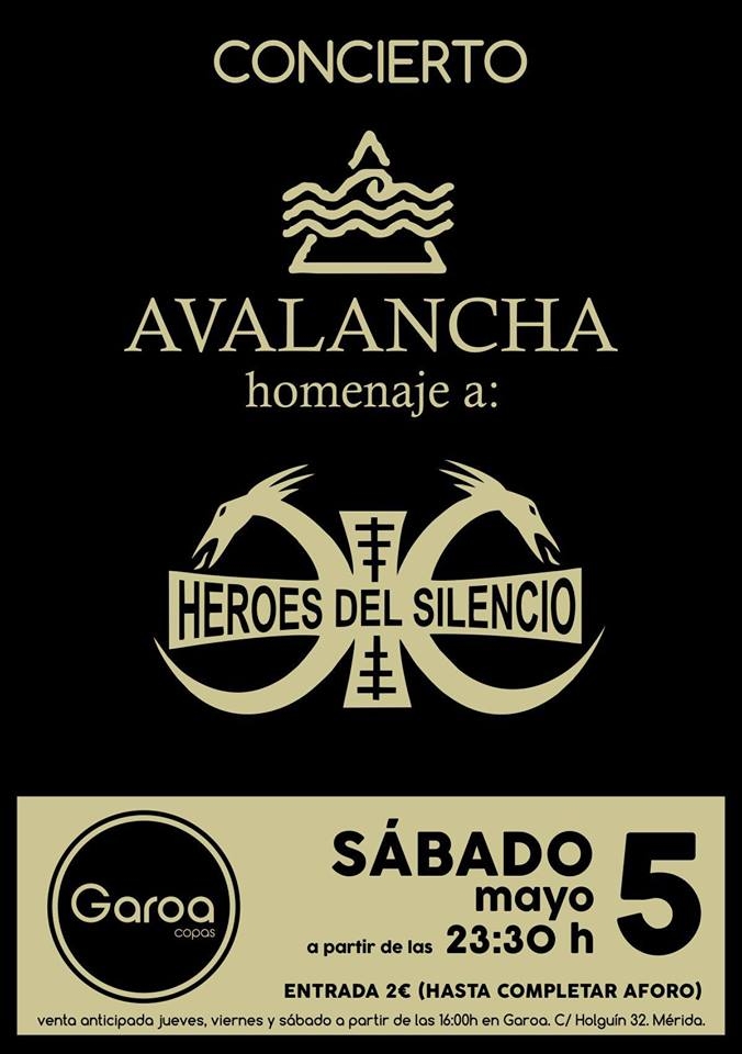 Avalancha - Concierto homenaje a Héroes del Silencio