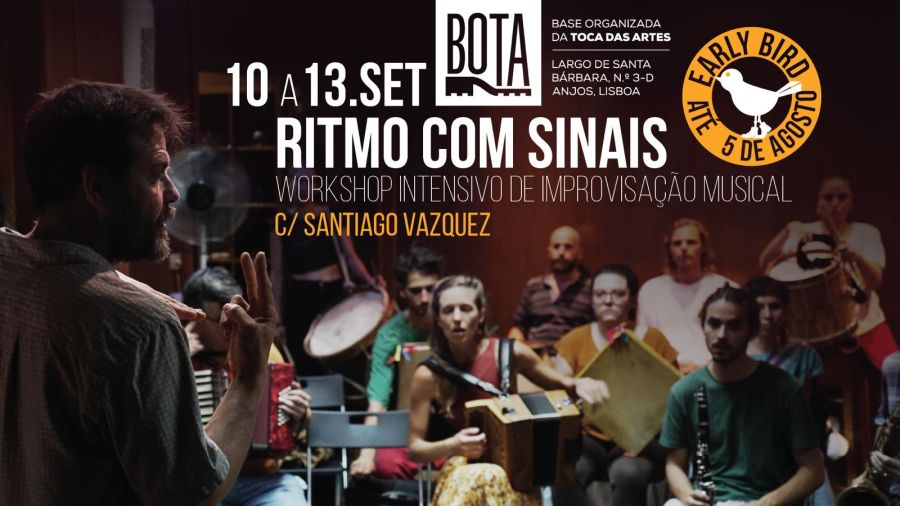 RITMO COM SINAIS - WORKSHOP INTENSIVO DE IMPROVISAÇÃO MUSICAL