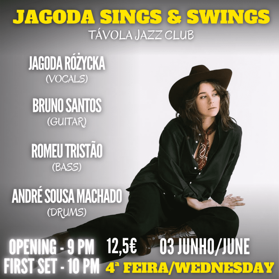 “Jagoda Sings and Swings” - Live Jazz no Távola Jazz Club