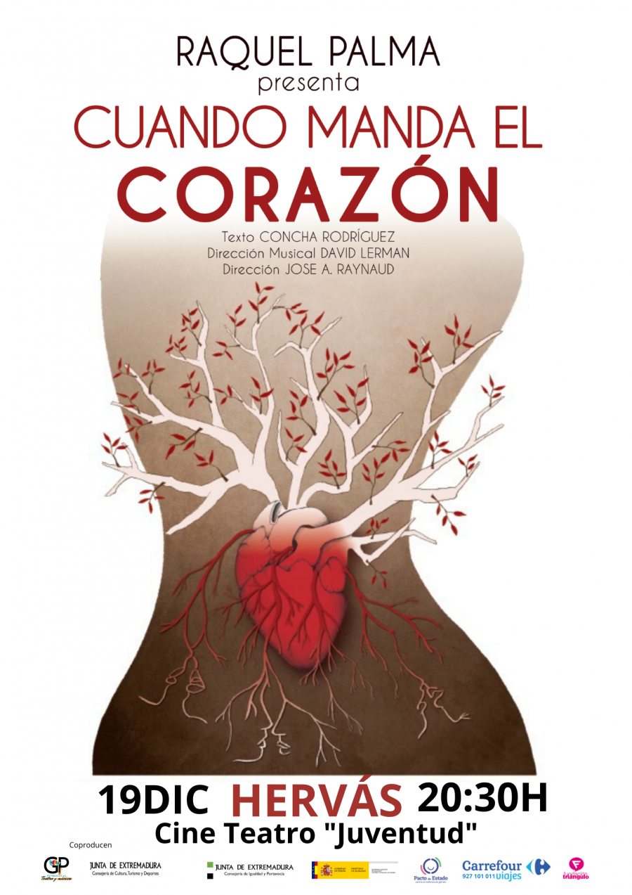 ESPECTÁCULO. Cuando manda el corazón. Raquel Palma.