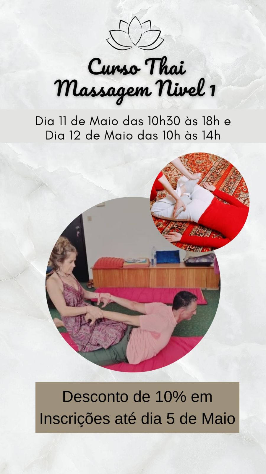 Workshop Thai massagem 