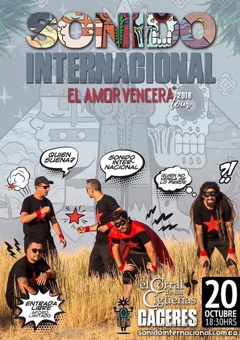 SONIDO INTERNACIONAL en concierto || El Corral de las Cigüeñas