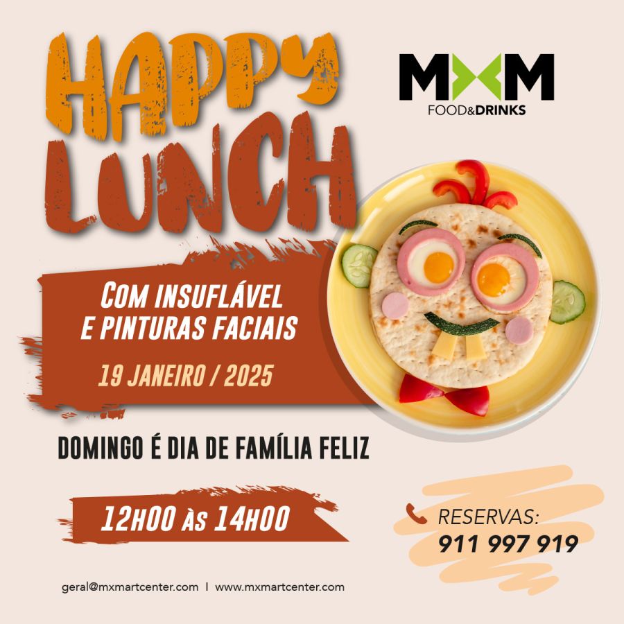 Happy Lunch para Crianças e Famílias! 