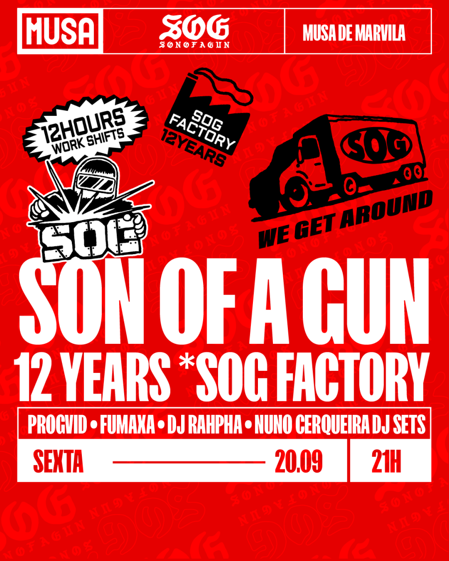 12 YEARS SON OF A GUN * SOG FACTORY