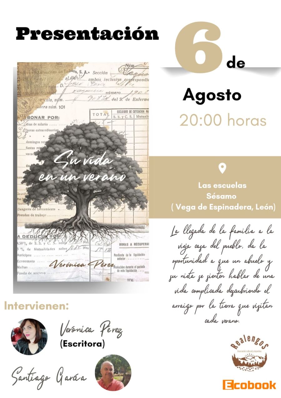 Presentación libro | 'Su vida en verano' de Verónica Pérez