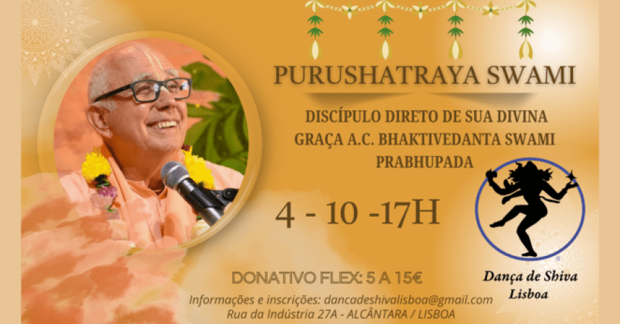 Palestra com Purushatraya Swami