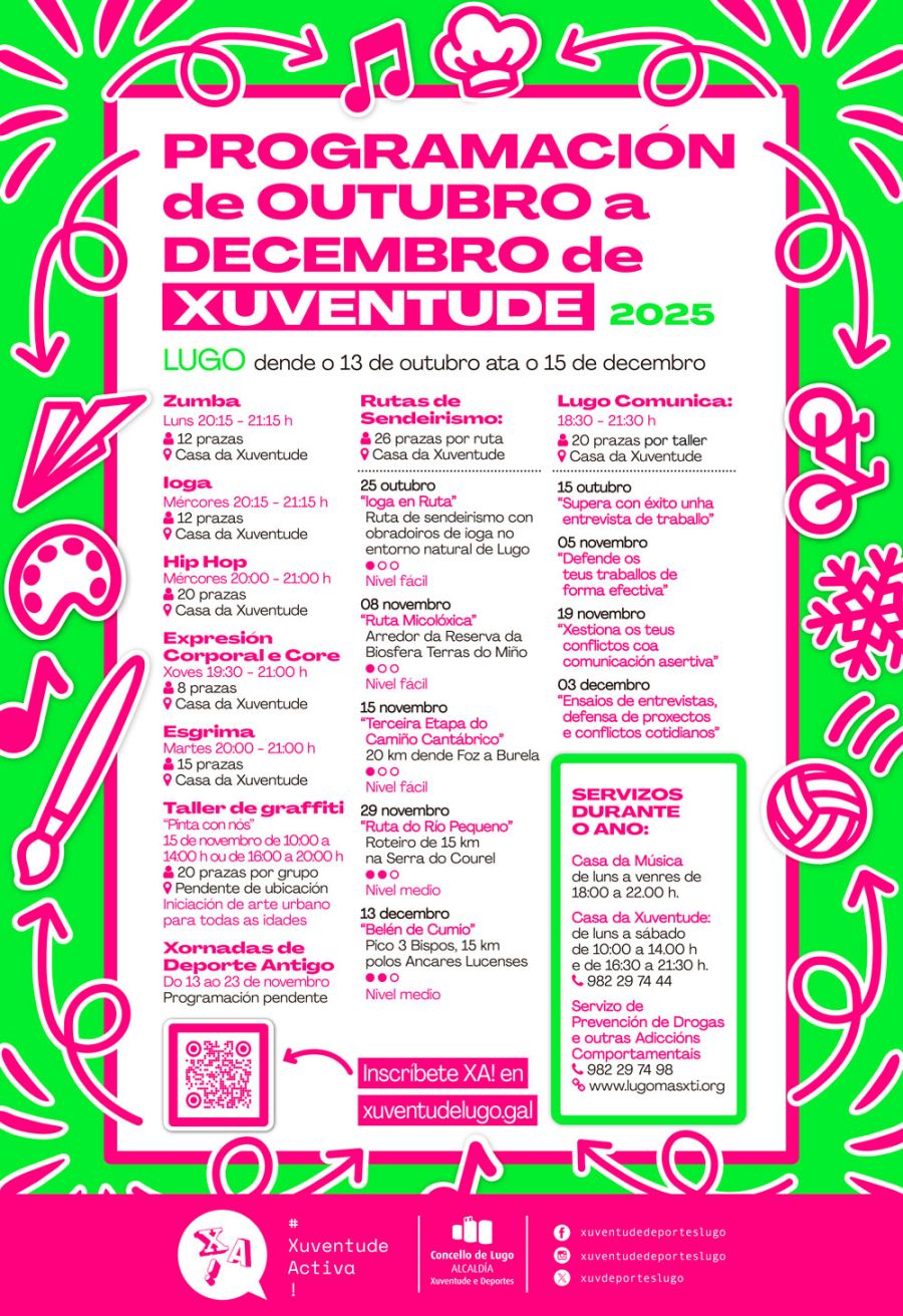 Programación da área de Xuventude