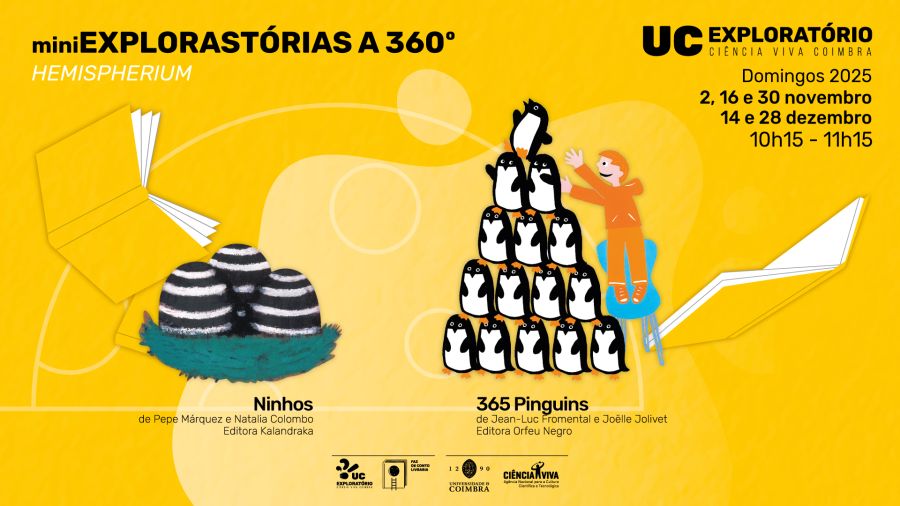 miniExplorastórias a 360º - asas e penas!