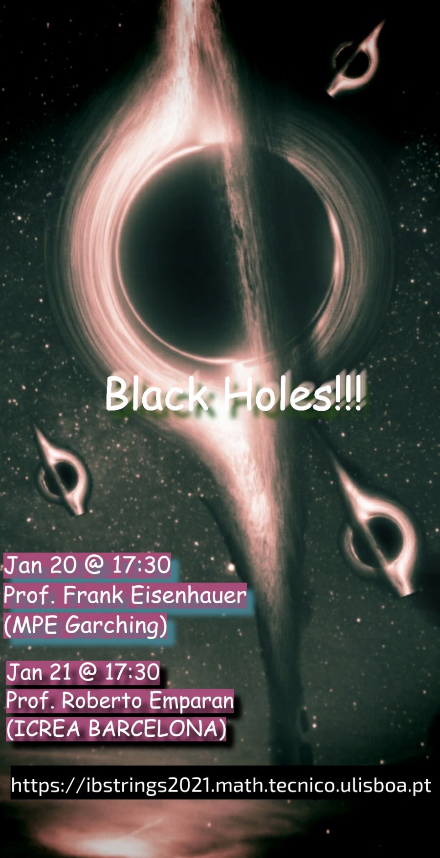 Public Outreach Colloquia: BLACK HOLES!!!