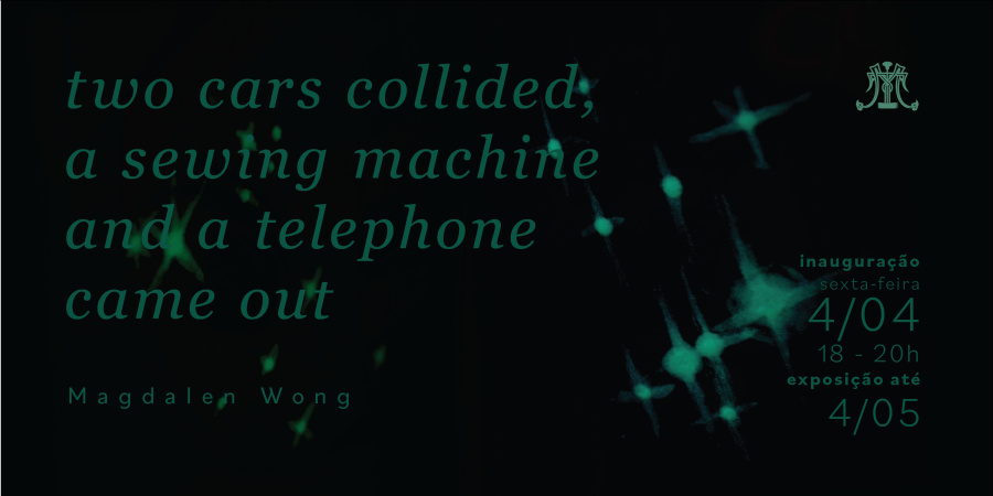 “two cars collided, a telephone and a sewing machine came out', Magdalen Wong